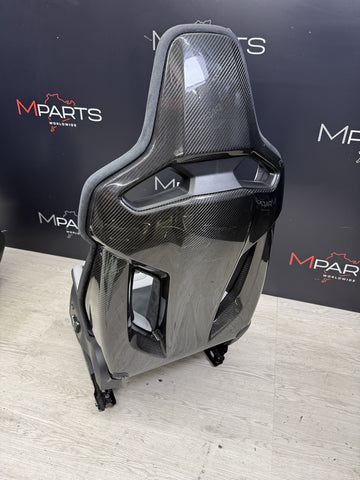BMW 21-26 G80 M3 Front Silverstone Carbon Bucket Seats Seat Set OEM 600 Miles