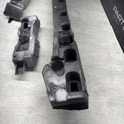02-06 BMW E46 M3 Front Bumper Rebar Styro Foam Support Complete / Separated