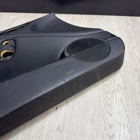 01-06 BMW E46 M3 DRIVER LEFT SIDE DOOR PANEL CARD BLACK OEM
