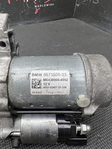 21-24 BMW G80 G82 G83 M3 M4 S58 Engine Starter Motor 8671505 OEM