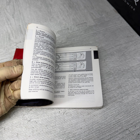 1989–1991 BMW 325i 325is 325ix Convertible Owner’s Operator Manual OEM