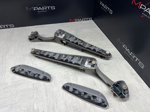 01-06 BMW E46 M3 Convertible Interior Armrests Trim Set Titan Shadow Grey