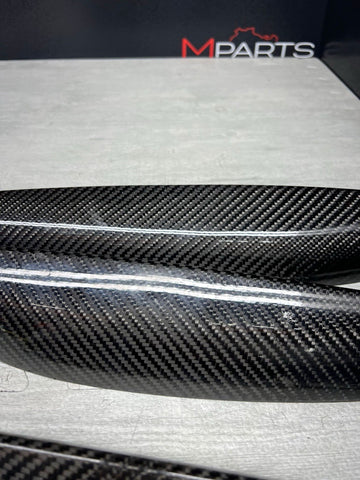 06-07 OEM BMW E63 E64 M6 Front Rear Door Dash Center Console Carbon Trim SET