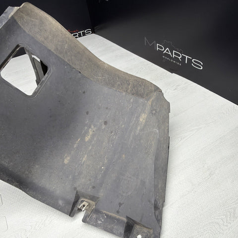 OEM BMW E46 M3 Front Left Splash Shield + Temp Sensors Guard *Cracked
