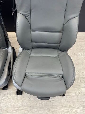 01-06 BMW E46 M3 Convertible Interior Front Heated Seats Grey Gray