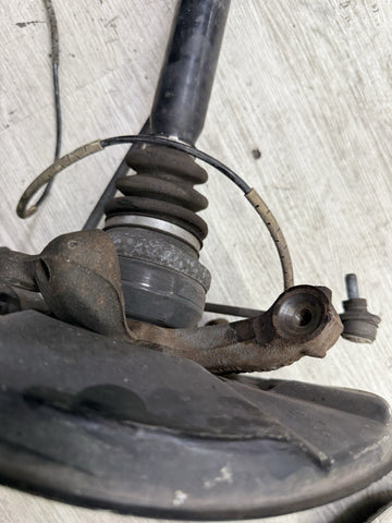 08-13 OEM BMW E90 E92 E93 M3 Rear Left Driver Axle + Spindle Knuckle