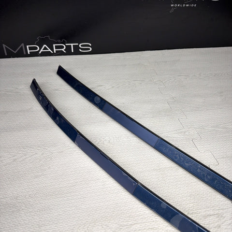 BMW E46 330CI M3 325CI Roof Rails Moldings Trims Faded Pair Coupe OEM
