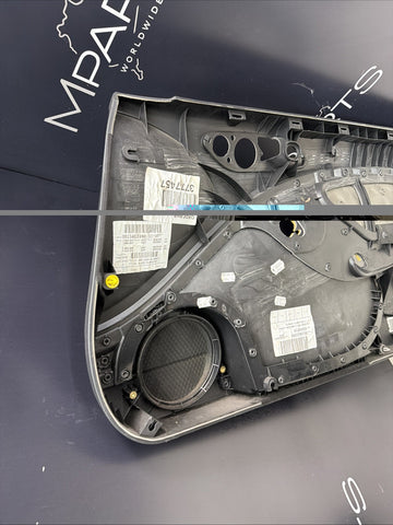 01-06 BMW E46 M3 FRONT DRIVER LEFT SIDE DOOR PANEL CARD BLACK OEM *Scratch*