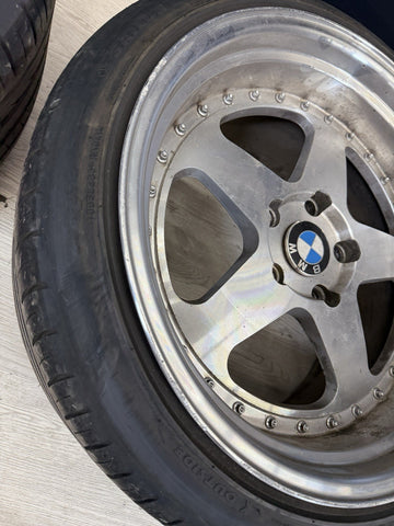 JNC Wheels 5x120 Rims JNC010 Silver Machined Face 18x9 18X10 ET30