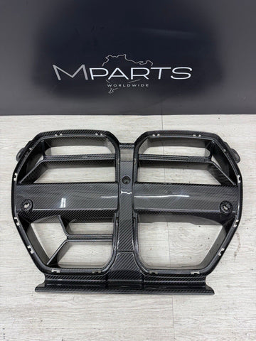 21-26 BMW G80 G82 G83 M3 M4 FRONT BUMPER KIDNEY CENTER GRILLE GRILL CARBON FIBER