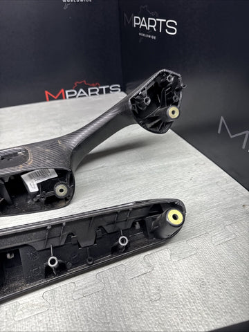 01-06 BMW E46 M3 Coupe Interior Armrests Trim Set Wrapped  *NOTES*