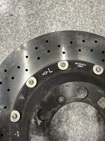 Porsche 22-25 718 GT4RS GT4 RS Rear Left Carbon Ceramic Brake Rotor *Chip