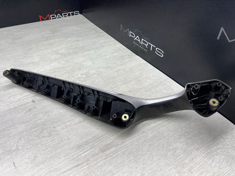 01-06 BMW E46 M3 Brushed Aluminum/Black Door Trim Armrest Right Front Passenger