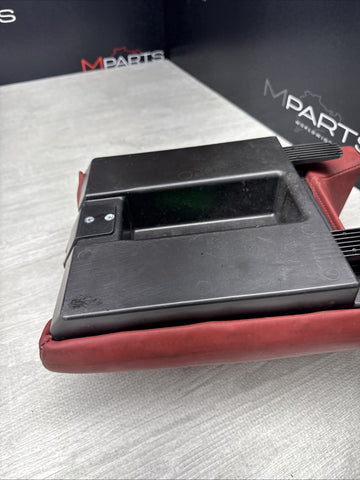 BMW E46 M3 01-06 Rear Seat Back Cushion Imola Red Leather Backrest Convertible