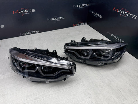 2014-2020 BMW F80 F82 F83 Adaptive LED IKON Style Headlights W Modules 6 PIN