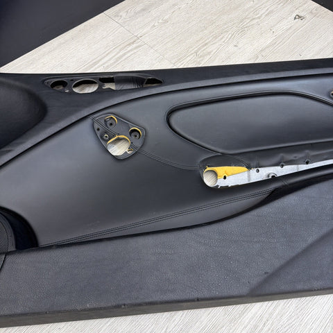 01-06 BMW E46 M3 PASSENGER RIGHT SIDE DOOR PANEL CARD BLACK OEM