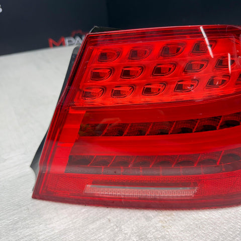 11-13 BMW E92 Coupe Rear Right Passenger Side Outer Tail Light 6321 7251960 OEM
