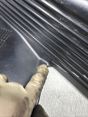 BMW Z3 Z3M Front Left M Kick Panel Dead Pedal Black OEM *Crack*