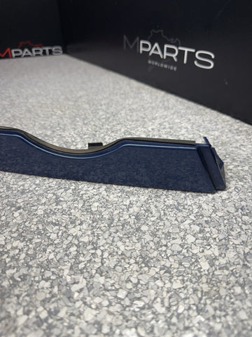 01-06 BMW E46 M3 Headlight Lower Trim Moulding Right OEM 8208677 Topaz Blu
