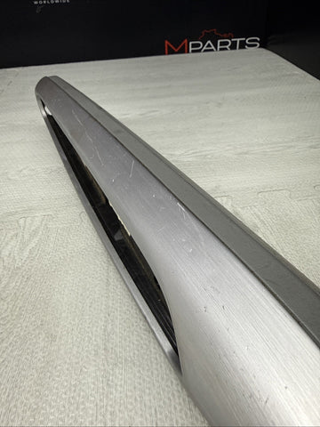 01-06 BMW E46 M3 Brushed Aluminum/Grey Door Trim Armrest Right Front Passenger