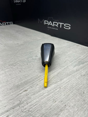 07-13 BMW E92 E93 328 335 Automatic Gear Shift Knob Lever Leather Chrome OEM