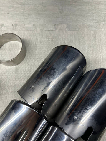 BMW 15-20 F80 F82 F83 F87 M2 M3 M4 Exhaust Tips Chrome 18107853892
