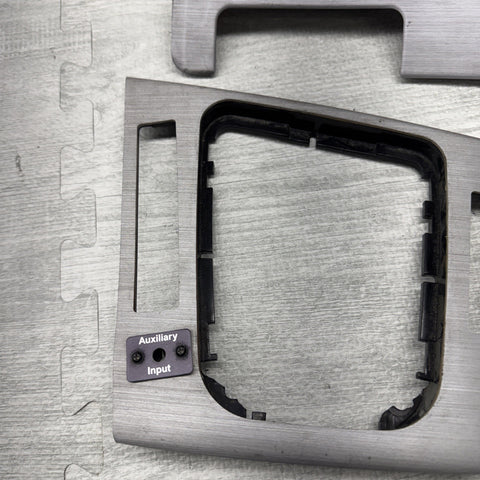 01-06 BMW E46 M3 Convertible Interior Armrests Trim Set Brushed Aluminum *Notes*