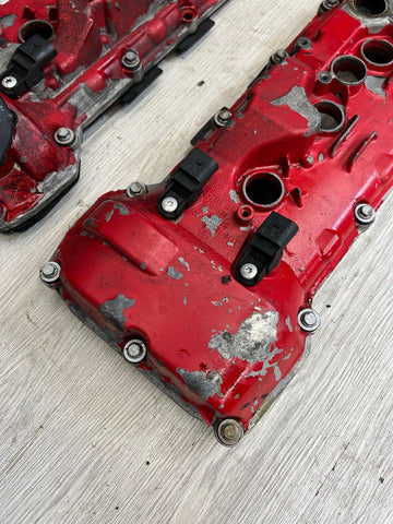 2008-2013 BMW E90 E92 E93 M3 S65 V8 Valve Covers Pair LH RH 7838268 7838267