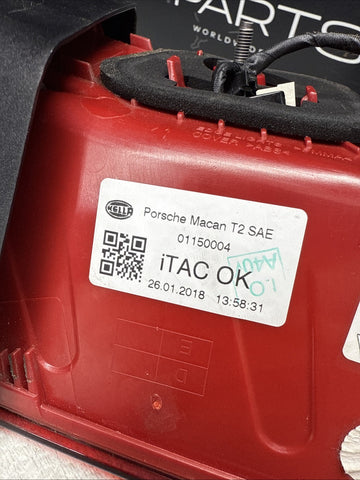 2015-2018 PORSCHE MACAN RIGHT INNER TAIL LIGHT/ LAMP LED - 95B945094G