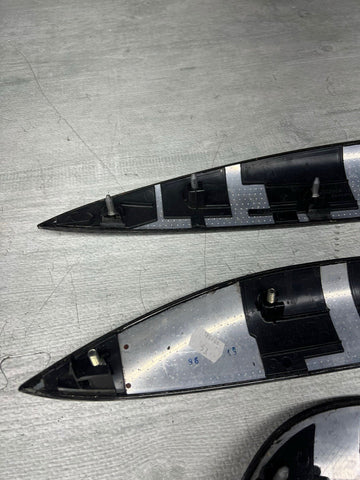 06-07 OEM BMW E63 E64 M6 Front Rear Door Dash Center Console Carbon Trim SET