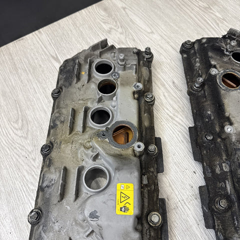 2008-2013 BMW E90 E92 E93 M3 S65 V8 Valve Covers Pair LH RH 7838268 7838267