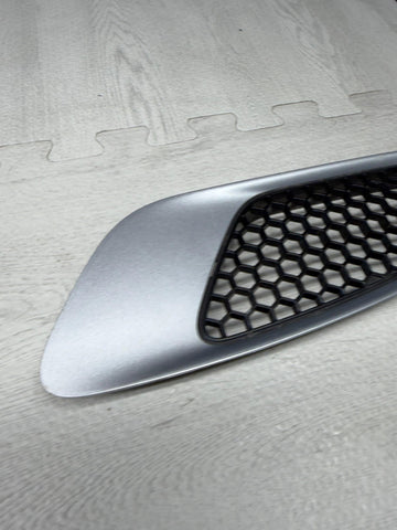 08-13 BMW E90 E92 E93 M3 Front Passenger Side Hood Scoop Grille Silver OEM