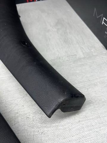 BMW 01-06 E46 325 330 M3 OEM Convertible Rear Top Lateral Trims Panels Black