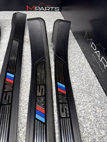 BMW E39 M Sport Door Sill Trim Scuff Plates Set OEM 525i 530i 540i M-Tech M5