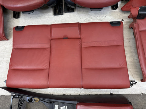 07-13 BMW E93 335 Convertible Original Coral Red Interior Seats Complete