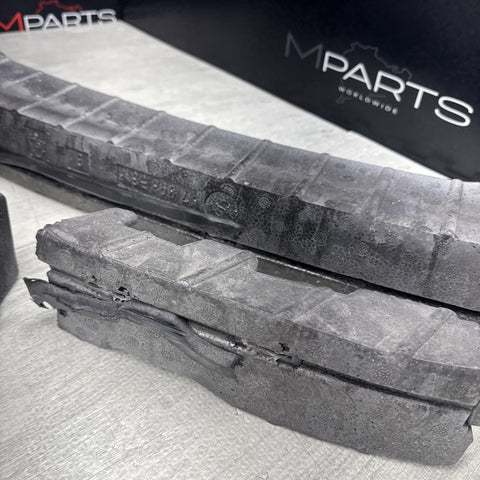 02-06 BMW E46 M3 Front Bumper Rebar Styro Foam Support Complete / Separated