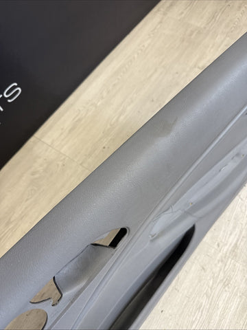 01-06 BMW E46 M3 PASSENGER RIGHT SIDE DOOR PANEL CARD DOVE GREY GRAY OEM