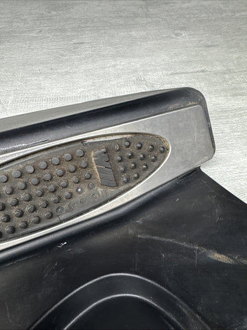 01-06 BMW E46 M3 Left Right Kick Dead Pedals Covers Trims Panels Genuine Black