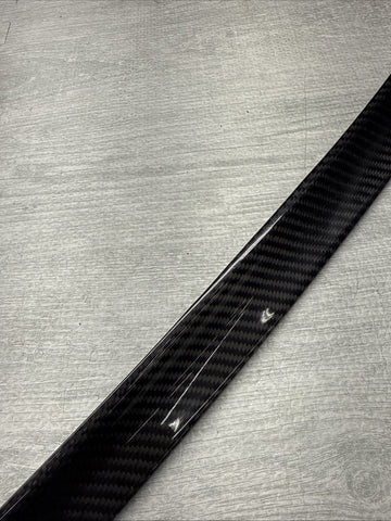 2001-2006 BMW E46 M3 Rear Trunk Spoiler Lip Carbon Fiber *Bubbling / Warped*