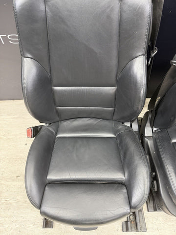 01-06 BMW E46 M3 Convertible Interior Front Heated Seats Black *Notes* 52k