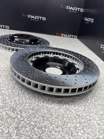 NEW 95-99 BMW E36 M3 Front Drilled Brake Disc Discs Rotors 315x28mm