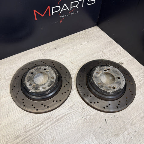 Genuine BMW Z4 M E46 E85 E86 Rear Brake Discs Ventilated Pair 2228802 2228801