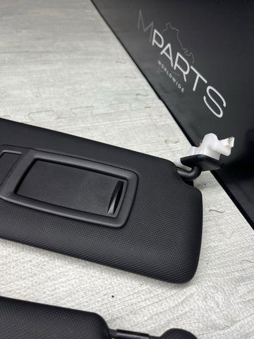 12-20 OEM BMW F30 F32 F80 F82 M3 M4 Interior Sun Visors Black