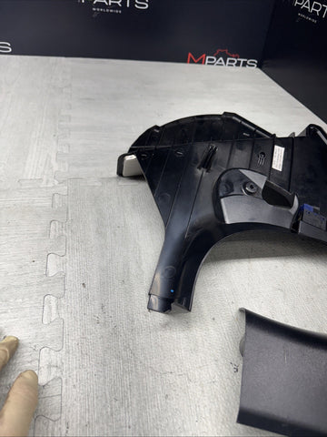 01-06 BMW E46 M3 Left Right Kick Dead Pedals Covers Trims Panels Genuine Black