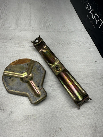 00-05 BMW E46 3 Series Rear Trunk Battery Tiedown Holder Bracket Genuine