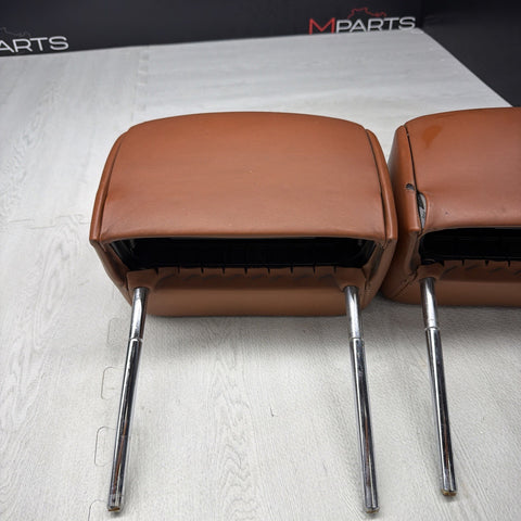2001-2006 BMW E46 M3 Convertible Cinnamon Rear Headrests Head Rests Pair *Notes*