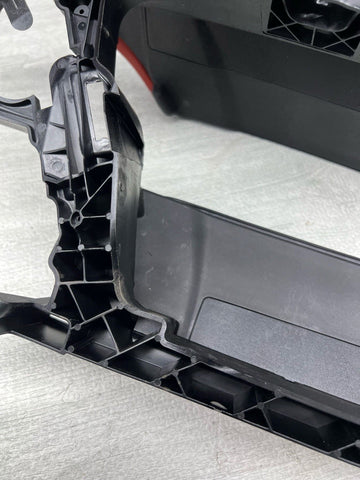 13-16 BMW F10 M5 FRONT CENTER CONSOLE ARMREST MERINO RED / SAKHIR ORANGE LEATHER