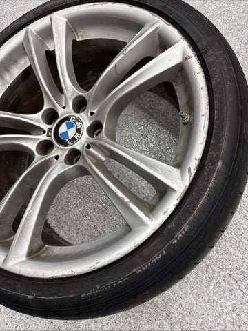 09-17 BMW 535i 550i 740i 750i 760i 20X10 OEM WHEEL RIM 36117841824 REAR *4 CRACK