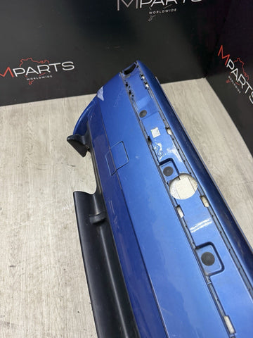 (PICKUP ONLY) BMW OEM 94-99 E36 M3 COUPE REAR BUMPER + SHOCKS ESTORIL BLUE
