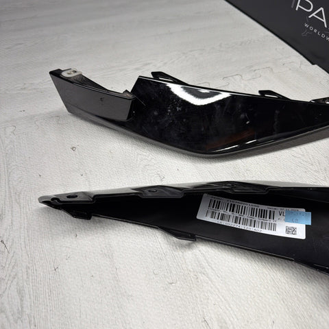OEM BMW 21-26 G80 G82 G83 M3 M4 Front Bumper Right Driver Lower Moldings Black